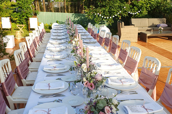 Décoration table de mariage